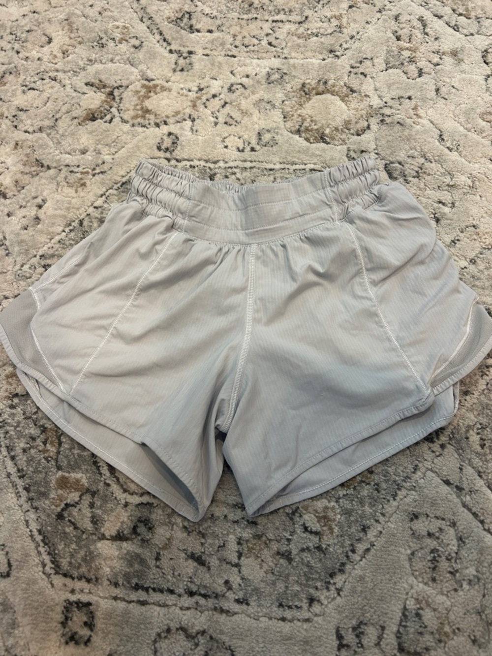 lululemon athletica Light Gray Women’s Athletic Shorts